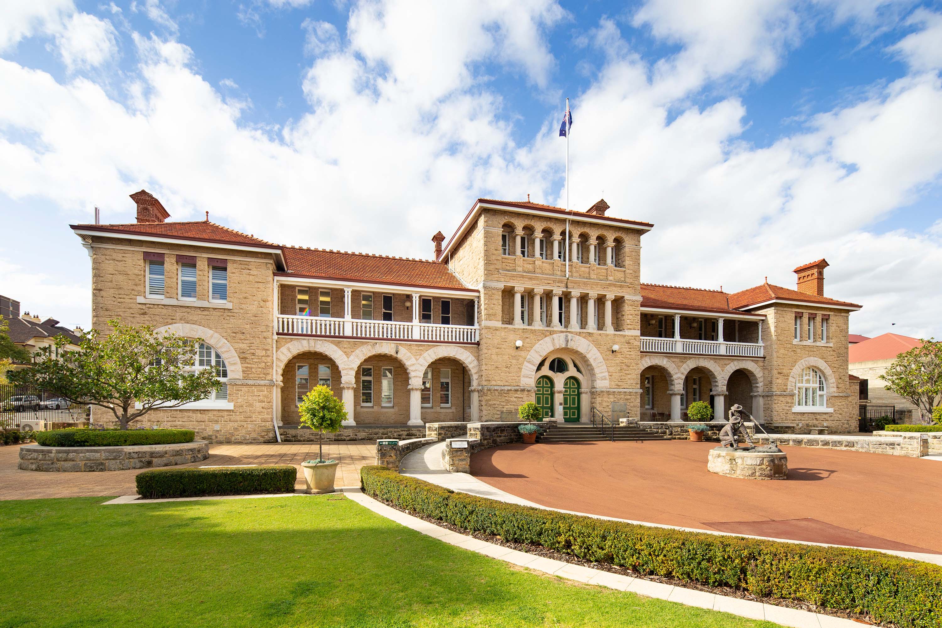 The beautiful perth mint building.