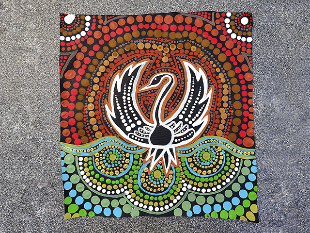 Indigenous artwork by Kevin Bynder - The Perth Mint