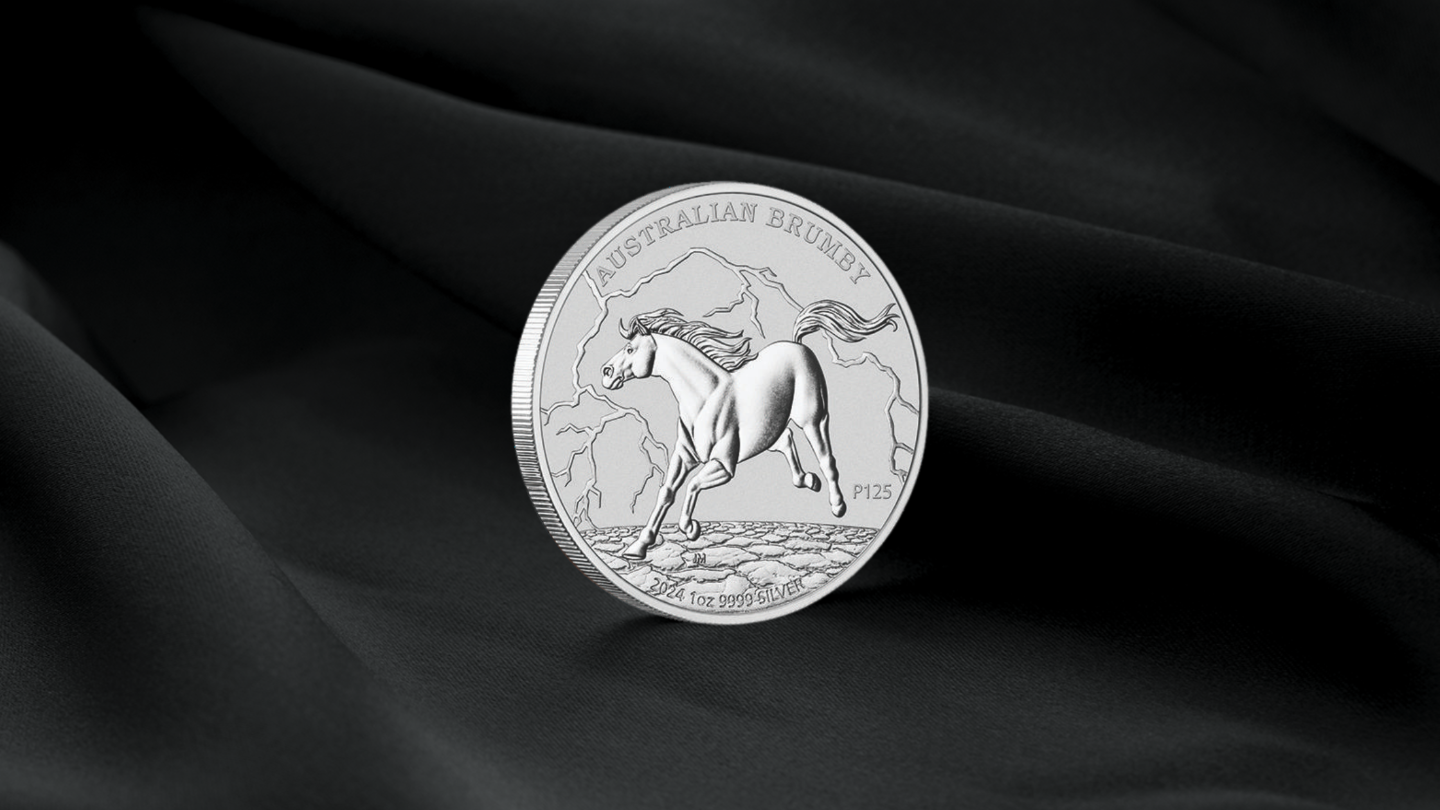 1oz silver Brumby Coin 2024 