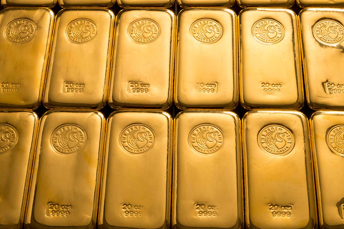 20oz gold cast bars (2)